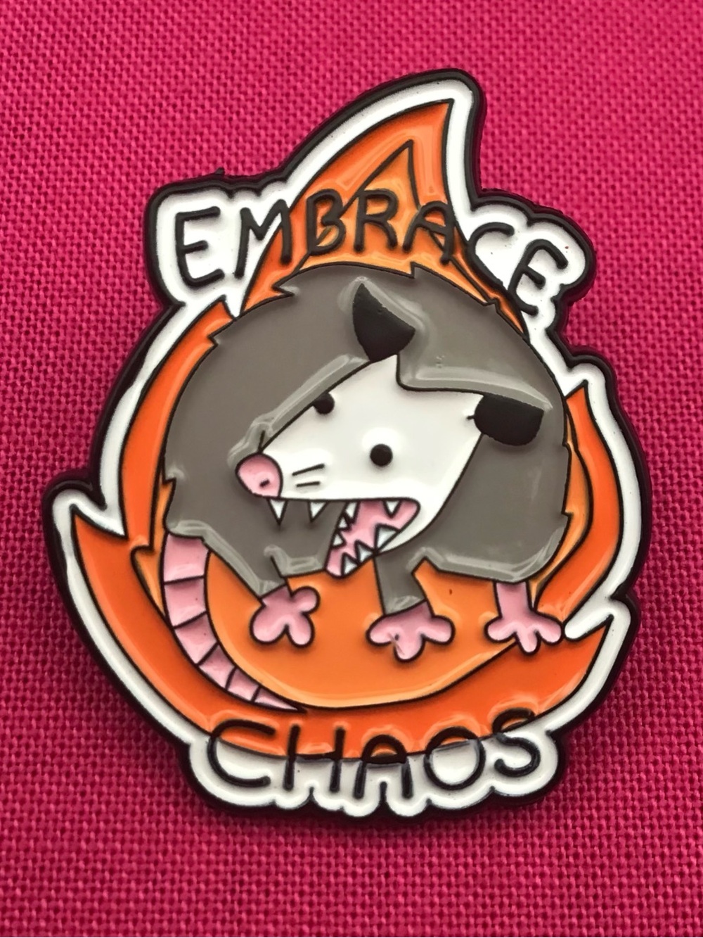 Chaos Enamel Pin
